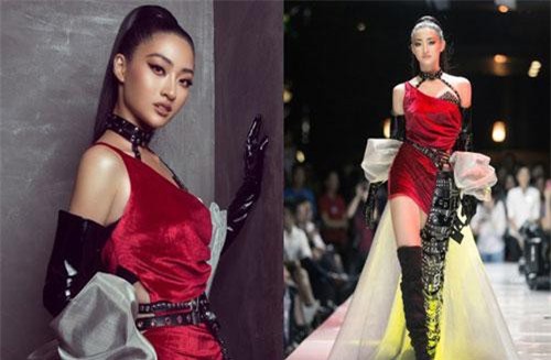 Tân Hoa hậu Lương Thùy Linh lột xác hầm hố, sải bước catwalk thần thái khó nhận ra sau 1 tháng đăng quang