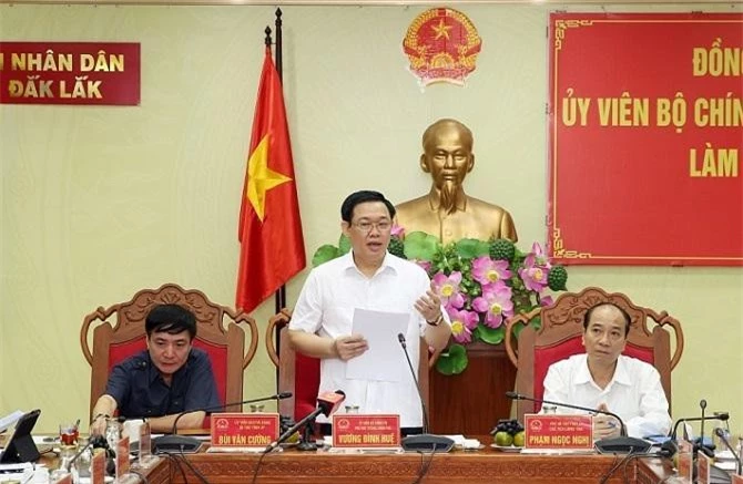 Phó Thủ tướng Vương Đình Huệ phát biểu
