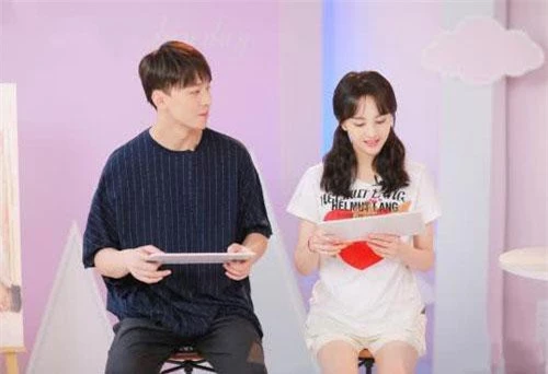 Trịnh Sảng và Trương Hàn trong show truyền hình nói về tình yêu