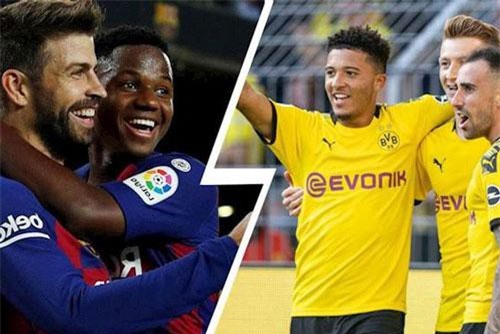 Lịch phát sóng Champions League: Barca đụng độ Dortmund, Real chạm trán PSG