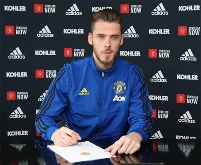 De Gea ký hợp đồng với mức lương “khủng” tại Man Utd - 1