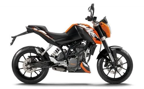 KTM Duke 200.