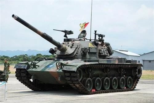 Xe tăng chiến đấu chủ lực M60 Patton của Lục quân Đài Loan. Ảnh: Defence Blog.