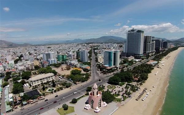 Một góc TP. Nha Trang nơi tập trung nhiều dự án BĐS nghỉ dưỡng nhất cả nước. (Ảnh: NĐT)