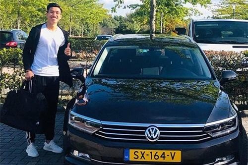 Volskwagen Passat mà hậu vệ Đoàn Văn Hậu vừa được cấp có gì đặc biệt?