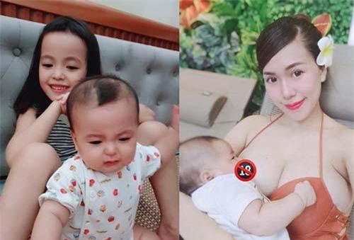 Đi làm về muộn, Mai Thỏ đứng hình khi thấy con gái làm hành động bất ngờ này với em trai