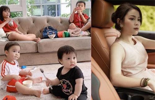 Hằng Túi kể hạnh phúc nhất khi quây quần bên đàn con, nhưng bé Sam khiến ai nấy phát cuồng vì thế này