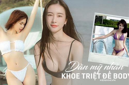 Du lịch với dàn mỹ nhân Việt là phải bikini khoe triệt để body "mướt mắt": Ngọc Trinh gây sốc, Jun Vũ bất ngờ hơn!