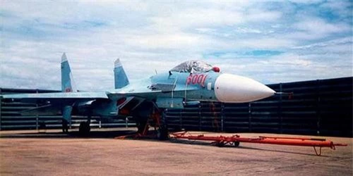 Tiêm kích Su-27SK của Không quân Việt Nam. Ảnh: Quân đội nhân dân.