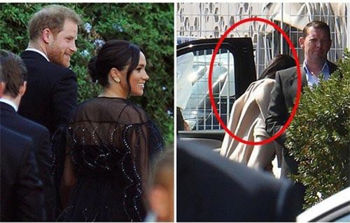 Meghan Markle vội vã quay về Anh, trở thành khách mời kém duyên nhất khi mặc đồ đen đi đám cưới, chiếm hết spotlight của cô dâu chú rể