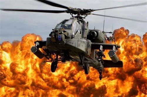 Trực thăng tấn công AH-64 Apache của Mỹ. Ảnh: Military.com.