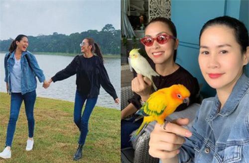 Hà Tăng và Thân Thúy Hà rủ nhau "trốn con" nghỉ cuối tuần, vóc dáng gầy báo động của nàng ngọc nữ mới gây chú ý