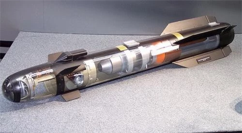 Tên lửa chống tăng AGM-114 Hellfire. Ảnh: Wikipedia.