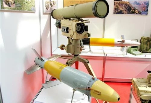 Tên lửa chống tăng có điều khiển 9M133 Kornet. Ảnh: Wikipedia.
