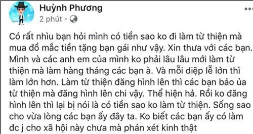 Huỳnh Phương đáp trả cực căng khi bị antifan nói vung tiền mua hàng hiệu tặng bạn gái