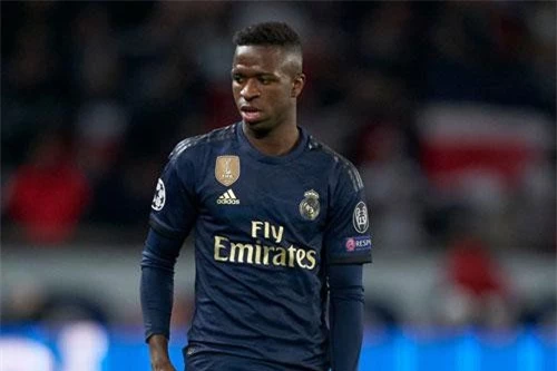 5. Vinicius Junior (Real Madrid, giá trị hiện tại: 62,5 triệu bảng, tăng 31,3 triệu bảng).