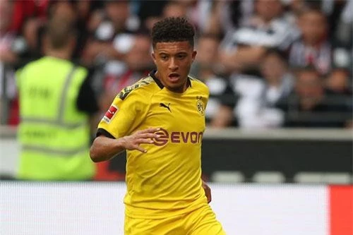 8. Jadon Sancho (Borussia Dortmund, giá trị hiện tại: 89,3 triệu bảng, tăng 26,8 triệu bảng).