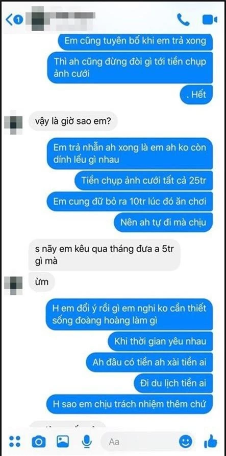 Thêm pha chia tay đòi quà khó tin: Đằng trai đòi từ tiền chụp ảnh đến nhẫn cầu hôn, cô nàng còn tiết lộ chi tiết sốc hơn - Ảnh 2.