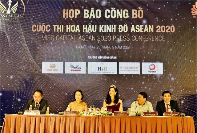 họp báo công bố cuộc thi Hoa hậu Kinh đô ASEAN 2020 – Miss Capital ASEAN 2020.