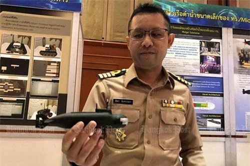 Đại úy Sattaya Chantharaprapa - Chủ nhiệm dự án tàu ngầm nội địa của Hải quân Hoàng gia Thái Lan. Ảnh: Thai Armed Force/