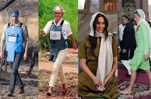 Dân mạng đòi 'tẩy chay' vợ chồng Hoàng tử Harry và Meghan Markle vì liên tục bắt chước Công nương Diana để đánh bóng tên tuổi