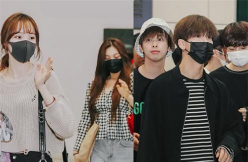 'Nữ idol xấu nhất lịch sử Kpop' mệt mỏi, cùng dàn trai xinh gái đẹp G-Friend, Snuper nửa đêm đổ bộ sân bay Tân Sơn Nhất