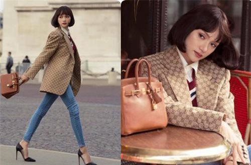 Hoa hậu Hương Giang 'nhử' fan với mái tóc ngắn lạ lẫm, lên đồ thanh lịch như quý cô Pháp xuất hiện tại Tuần lễ thời trang Paris