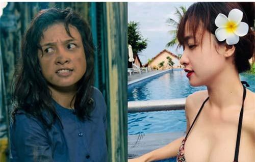 Khác với hình ảnh nhem nhuốc trong 'Tiếng sét trong mưa', cô hầu xấu tính Hiểm ngoài đời lại có nhan sắc 'đốt mắt' người nhìn