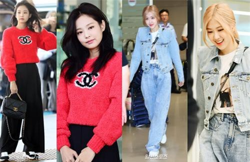 Màn đọ sắc bất ngờ của 2 mỹ nhân BLACKPINK ở sân bay: Jennie như tiểu thư tài phiệt, Rosé bất chấp cả góc 'dìm hàng'