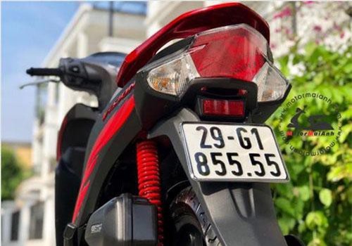 Honda Vision cũ biển số tứ quý 5 màu đen, rao bán 63 triệu đồng