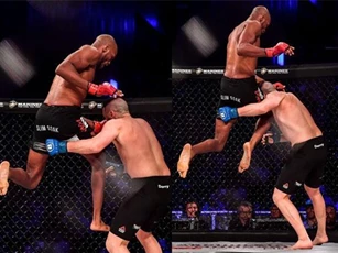 CLIP: 'Nọc độc' UFC lên gối cực mạnh khiến đối thủ ngã ngửa