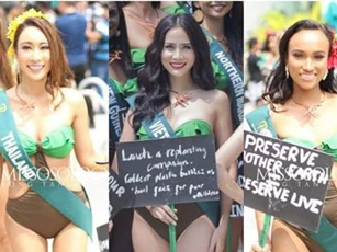 Đại diện Việt Nam diện bikini khoe body nổi bật, kéo đến dàn thí sinh Hoa hậu Trái đất 2019 đúng là 'hết hồn'