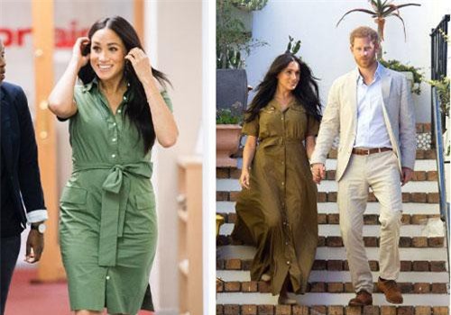 Meghan Markle mập lên thấy rõ sau khi sinh nở, nhưng kiểu váy trẻ trung mà thanh lịch này đã 'cứu' bà mẹ một con