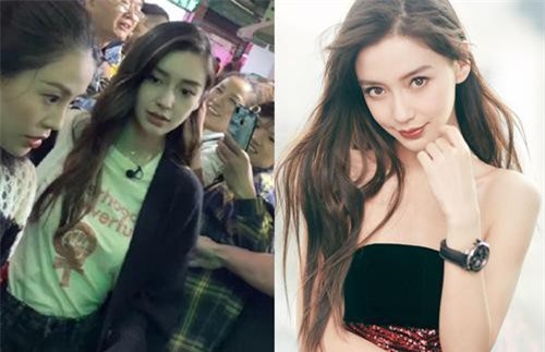 Rò rỉ loạt ảnh Angelababy đẹp nao lòng bất chấp chuyện bị chụp lén trong hậu trường show mới