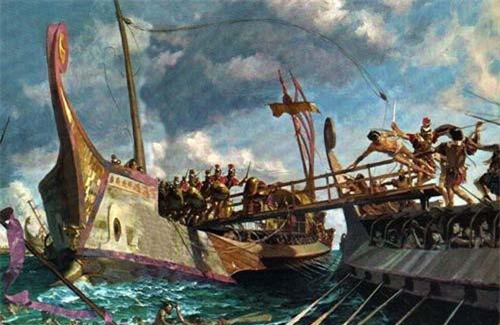 Trận thủy chiến lớn nhất thời cổ đại khiến 50.000 quân thiệt mạng