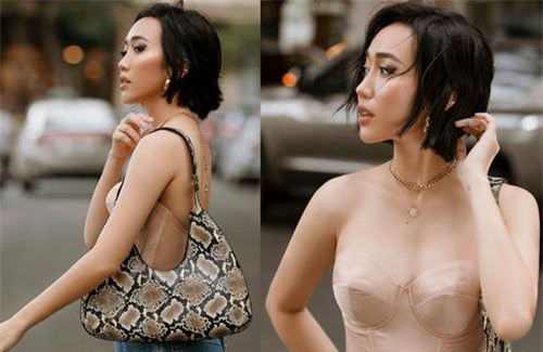 Diệu Nhi diện trang phục khoe body táo bạo, gây chú ý với tóc ngắn cá tính
