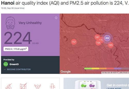 Hà Nội ô nhiễm không khí: Tuổi thọ có giảm?