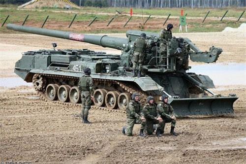 Sự thật pháo tự hành 2S7M Malka khai hỏa chính xác 'như súng bắn tỉa'
