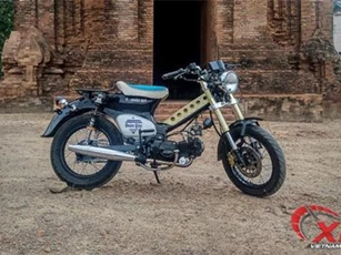 Honda Cub 1979 giá 1 triệu hóa thân tuyệt đẹp qua tay thợ Bình Định