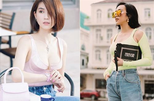 Phải chăng Ngọc Trinh vừa thu nhận đệ tử, đó chính là Diệu Nhi với style 'không chệch đi đâu được'