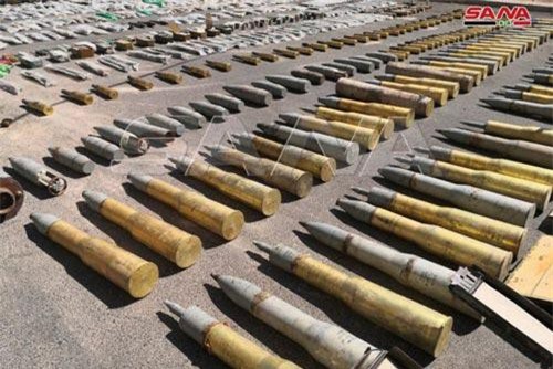 Quân đội Syria phát hiện kho vũ khí 'khủng' ở miền Nam