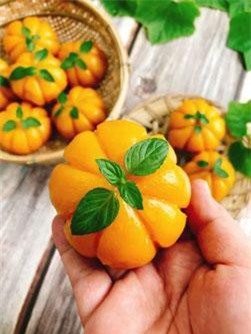 Thơm ngon, lạ miệng nhưng đầy đủ chất dinh dưỡng với trái bí 'tí hon' nhân đậu xanh nhỏ xinh