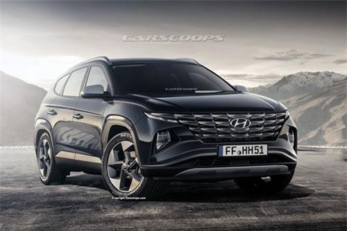 Hyundai Tucson 2021 lộ ảnh thiết kế đẹp mê ly và đầy tiện nghi