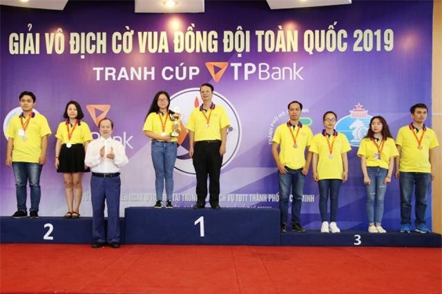 Tp. Hồ Chí Minh thắng lớn tại giải cờ vua đồng đội toàn quốc tranh cúp TPBank