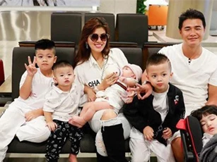 Vừa mới sinh con không lâu, Hoa hậu nổi tiếng này đã mang bầu lần thứ 6