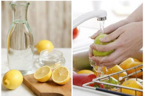 Không phải muối, cứ bỏ thứ này vào chậu nước rồi rửa hoa quả, bao nhiêu hóa chất đều bị 'lột' sạch bong