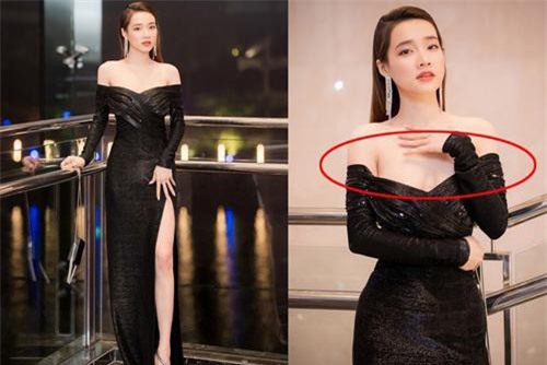 Nhã Phương diện đầm xẻ sâu khoe body 'bốc lửa' nhưng nhìn kỹ lại thấy có gì đó sai sai