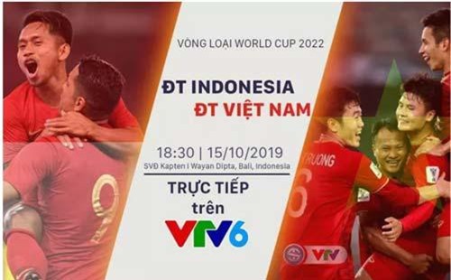 Thay đổi giờ và địa điểm thi đấu giữa ĐT Indonesia và ĐT Việt Nam tại Vòng loại World Cup 2022
