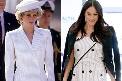 Hay bị nói ra nói vào nhưng vẫn có lúc Meghan Markle giành được cảm tình nhờ khéo 'nịnh' mẹ chồng đã khuất qua trang phục