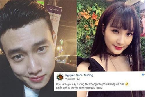 Quốc Trường lại tung chiêu 'thính' mới, fan nhanh chóng phát hiện: Thì ra là sao chép y hệt từ status của Bảo Thanh